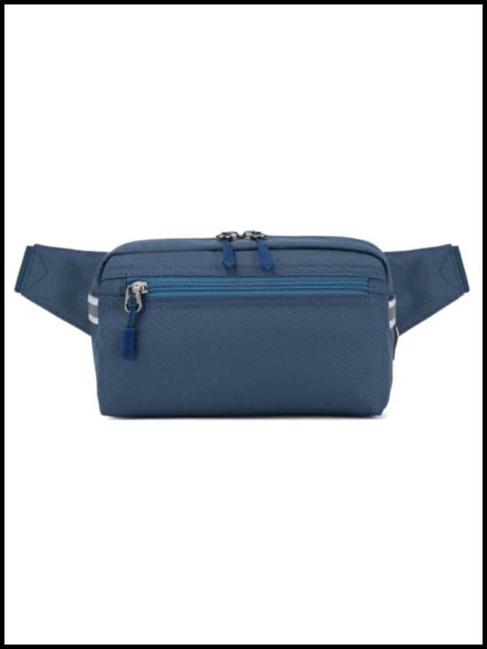 RFID Blocking Hiking Waist Bag 3-Pocket 1.7L Fanny Pack Outdoor